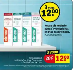 Kruidvat Keuze uit het hele elmex professional en Plus assortiment aanbieding