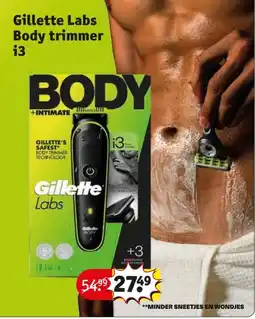 Kruidvat Gillette labs body trimmer i3 aanbieding