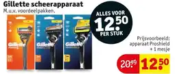 Kruidvat Gillette scheerapparaat aanbieding