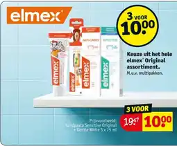 Kruidvat Keuze uit het hele elmex Original assortiment aanbieding
