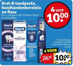Kruidvat Oral-B tandpasta, handtandenborstels en floss aanbieding