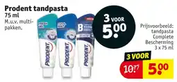 Kruidvat Prodent tandpasta aanbieding