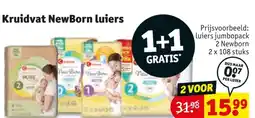 Kruidvat Kruidvat NewBorn luiers aanbieding