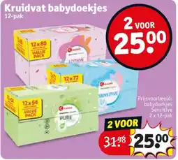 Kruidvat Kruidvat babydoekjes aanbieding