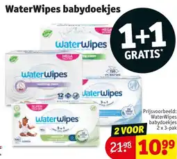 Kruidvat WaterWipes babydoekjes aanbieding