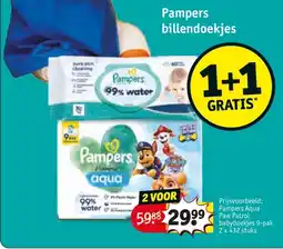 Kruidvat Pampers billendoekjes aanbieding