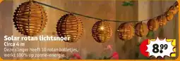 Kruidvat Solar rotan lichtsnoer Circa aanbieding