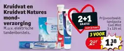 Kruidvat Kruidvat en kruidvat natures mond verzorging aanbieding