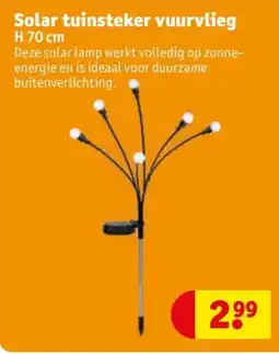 Kruidvat Solar tuinsteker vuurvlieg aanbieding