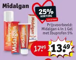 Kruidvat Midalgan aanbieding