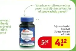Kruidvat Valeriaan en citroenmelisse geven rust bij stresssituaties of zenuwachtig gevoel aanbieding