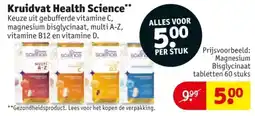 Kruidvat Kruidvat Health Science aanbieding