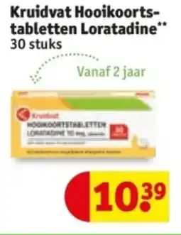 Kruidvat Kruidvat Hooikoorts tabletten Loratadine aanbieding