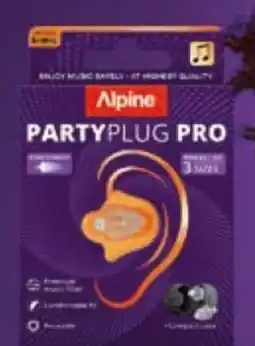 Kruidvat Alpine partyplug pro aanbieding