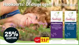 Kruidvat Similasan hooikoorts droge ogen aanbieding