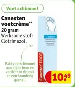 Kruidvat Canesten voetcrème aanbieding