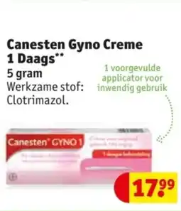 Kruidvat Canesten Gyno Creme aanbieding
