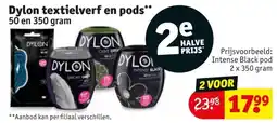 Kruidvat Dylon textielverf en pods aanbieding