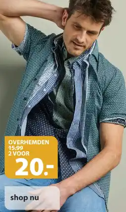 terStal OVERHEMDEN aanbieding