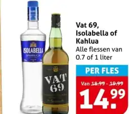 Hoogvliet Vat 69, Isolabella of Kahlua aanbieding