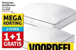 Hoogvliet Vienna box hoofdkussen aanbieding