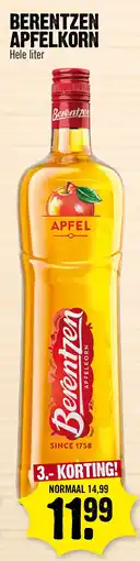 Super Dirck 3 Berentzen apfelkorn aanbieding
