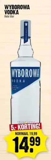Super Dirck 3 Wyborowa vodka aanbieding