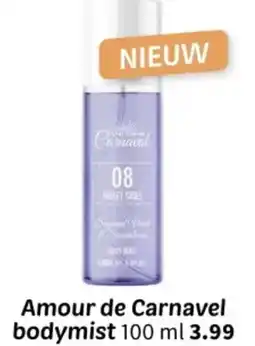 Wibra Amour de Carnavel bodymist aanbieding