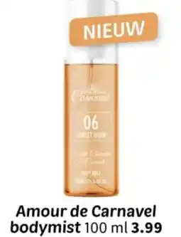 Wibra Amour de Carnavel bodymist aanbieding