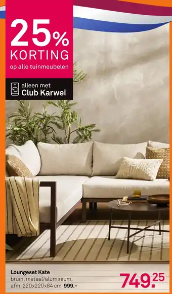 Karwei loungeset kate aanbieding