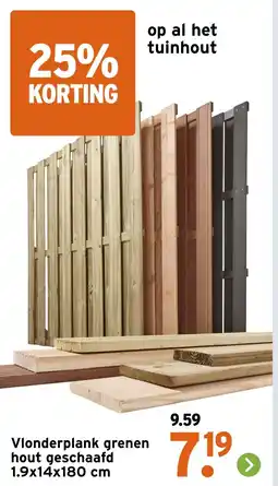 GAMMA Vlonderplank grenen hout geschaafd aanbieding