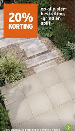 GAMMA Op alle sierbestrating aanbieding