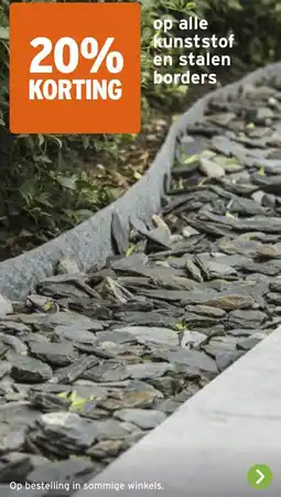 GAMMA Op alle kunststof en stalen borders aanbieding