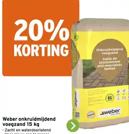GAMMA Weber onkruidmijdend voegzand aanbieding