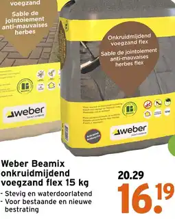 GAMMA Weber Beamix onkruidmijdend flex aanbieding