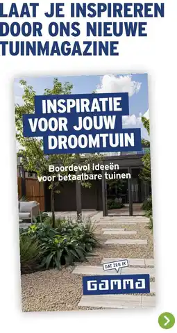 GAMMA Boordevol ideen voor betaalbare tuinen aanbieding
