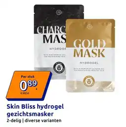 Action Bliss hydrogel gezichtsmasker aanbieding