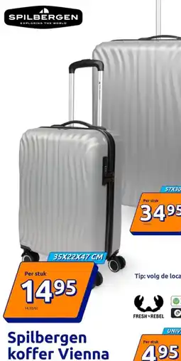 Action Spilbergen koffer vienna aanbieding