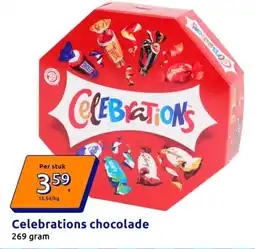 Action Giascious celebrations chocolade aanbieding