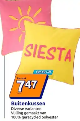 Action Buitenkussen aanbieding