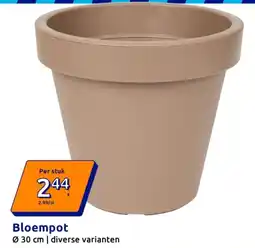 Action Bloempot aanbieding