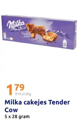 Action Milka cakejes tender cow aanbieding