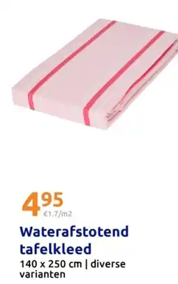 Action Waterafstotend tafelkleed aanbieding