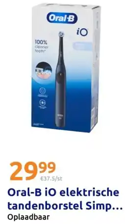 Action Oral-b io elektrische tandenborstel simp aanbieding