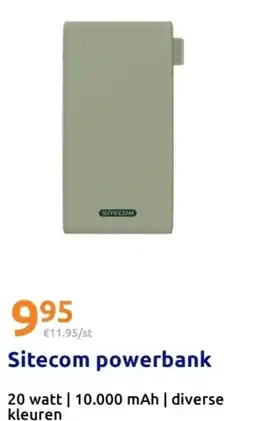 Action Sitecom powerbank aanbieding