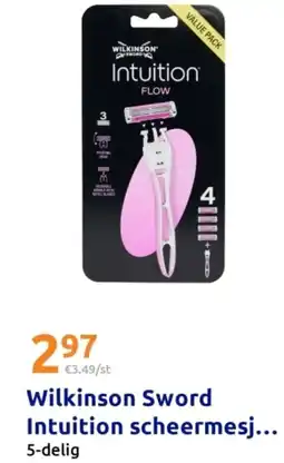 Action Wilkinson sword intuition scheermesj aanbieding