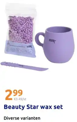 Action Beauty star wax set aanbieding