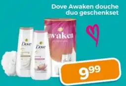 Trekpleister Dove awaken douche duo geschenkset wwaken aanbieding
