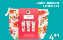Trekpleister Exotic outburst cotton bag aanbieding