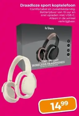 Trekpleister Lightweight wireless headphones aanbieding